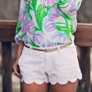 Lilly Pulitzer The Walsh Resort White Shorts